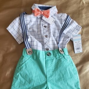 18 month old 3 piece suspender set